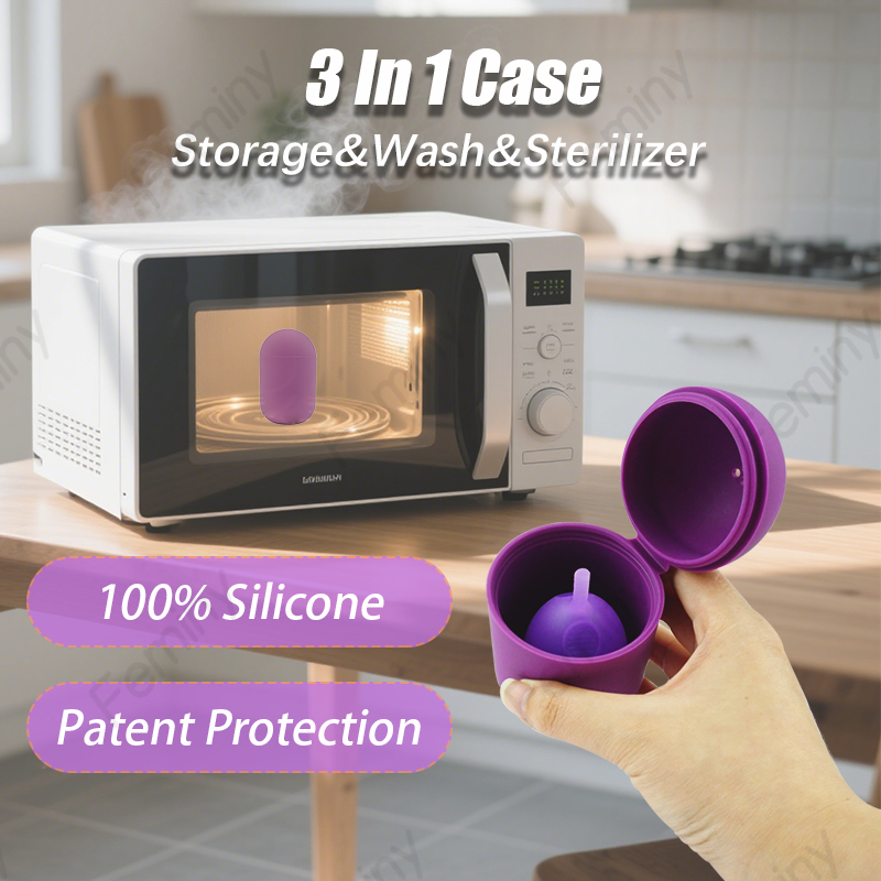 Health Wellness - Silicone Case Sterilizer Bpa-Free Cleaner Container