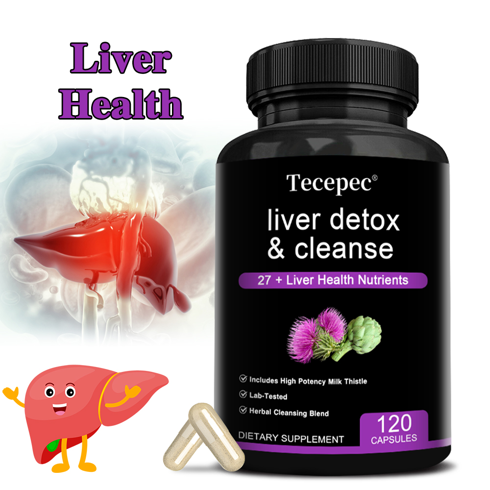 Herbal And Wellness - Liver Support Supplement Capsules with Milk