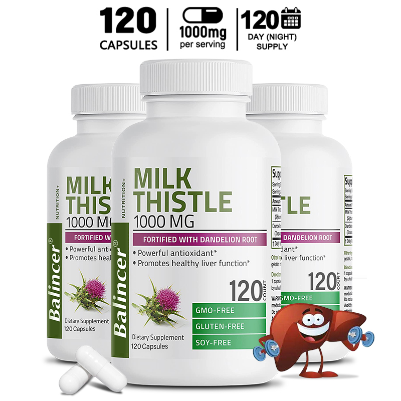 Milk Thistle Supplement - with - Milk Thistle Silymarin recension och pris