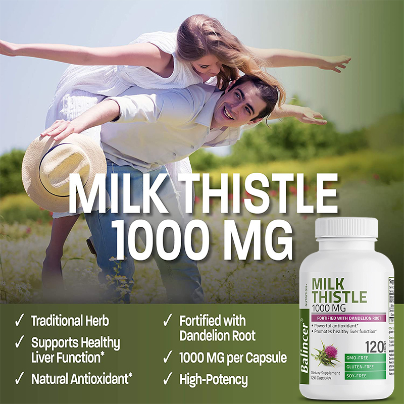 Milk Thistle Supplement - with - Milk Thistle Silymarin recension och pris