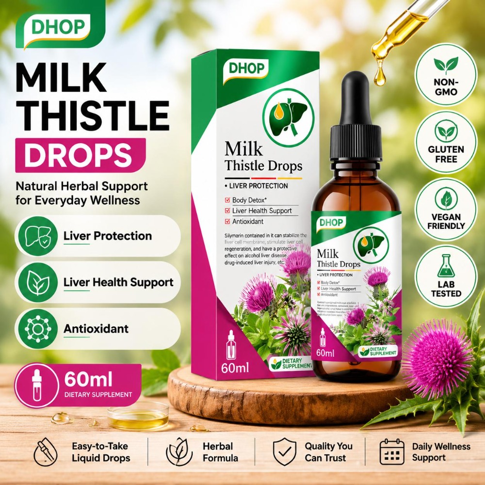DHOP Milk Thistle Drops Silyma - Milk Thistle Silymarin recension och pris
