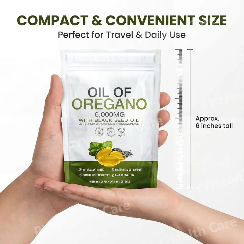 Oregano Oil with Black Seed Oi - Herbal And Wellness recension och pris
