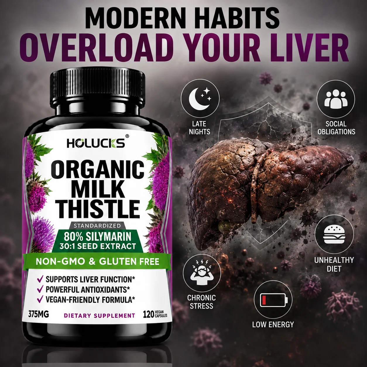 Kidney Liver Health Capsules,  - Milk Thistle Silymarin recension och pris