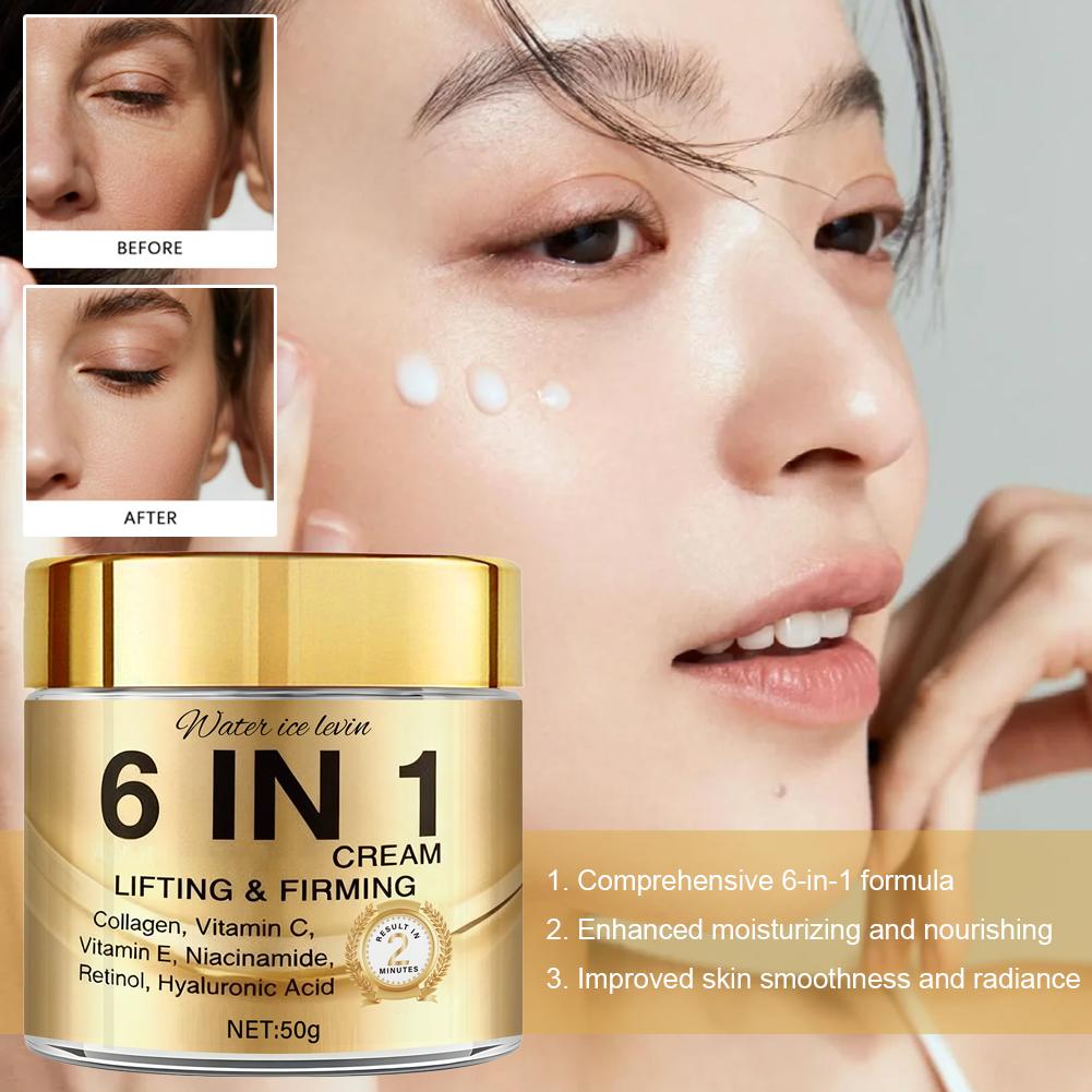 6 IN 1 Collagen Face Cream Lif - Milk Thistle Silymarin recension och pris