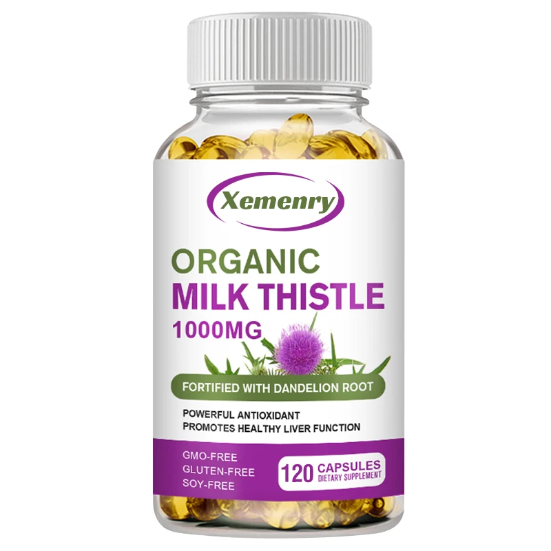 Milk Thistle Capsules 1000 Mg  - Milk Thistle Silymarin recension och pris