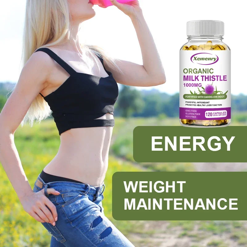 Milk Thistle Capsules 1000 Mg  - Milk Thistle Silymarin recension och pris