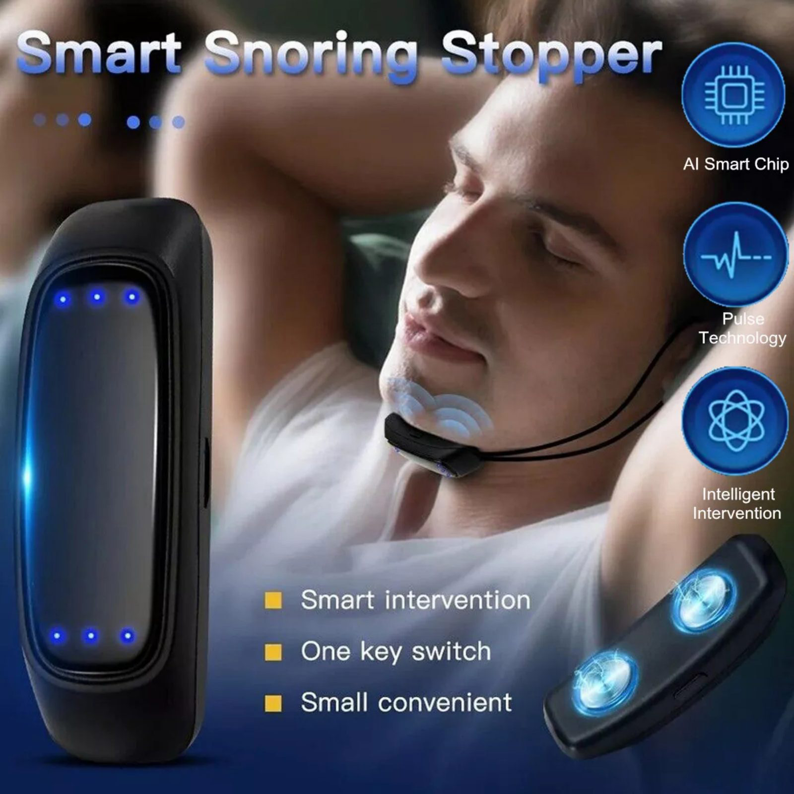 Pulse Stop Snore Portable Comf - Health Wellness recension och pris