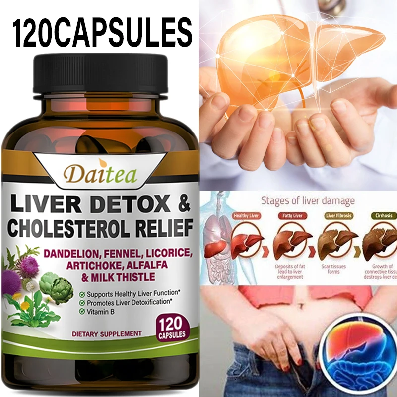 Liver Capsules Alfalfa, Dandel - Milk Thistle Silymarin recension och pris