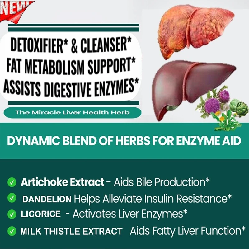 Liver Capsules Alfalfa, Dandel - Milk Thistle Silymarin recension och pris