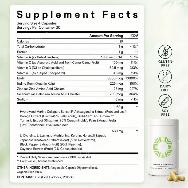 120 Count Women Hair Wellness  - Herbal And Wellness recension och pris