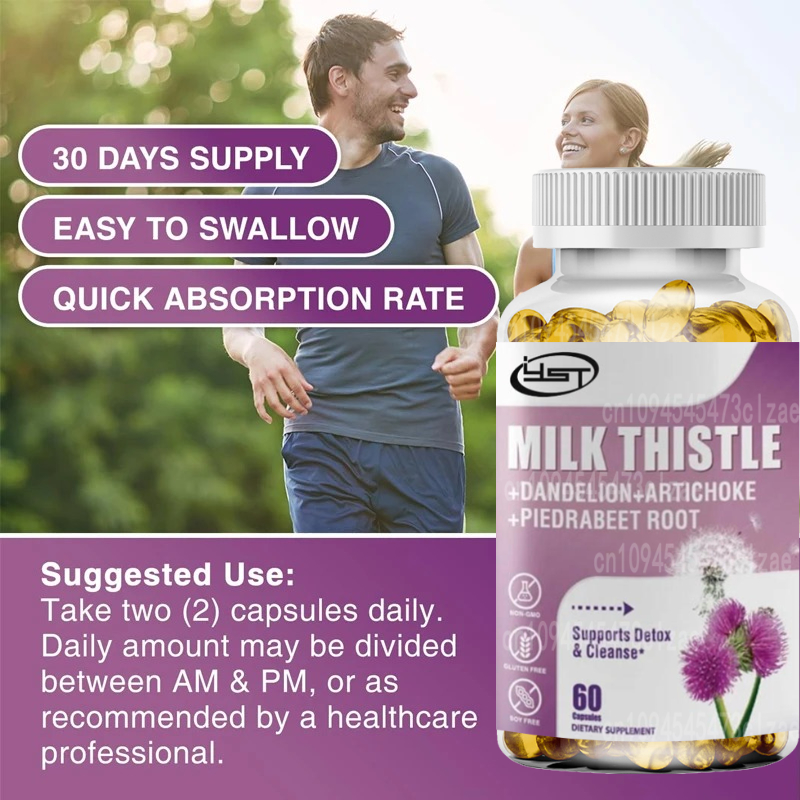 Milk Thistle Supplement Contai - Milk Thistle Silymarin recension och pris