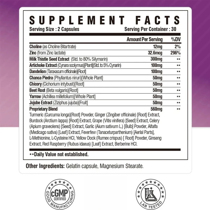 Milk Thistle Supplement Contai - Milk Thistle Silymarin recension och pris