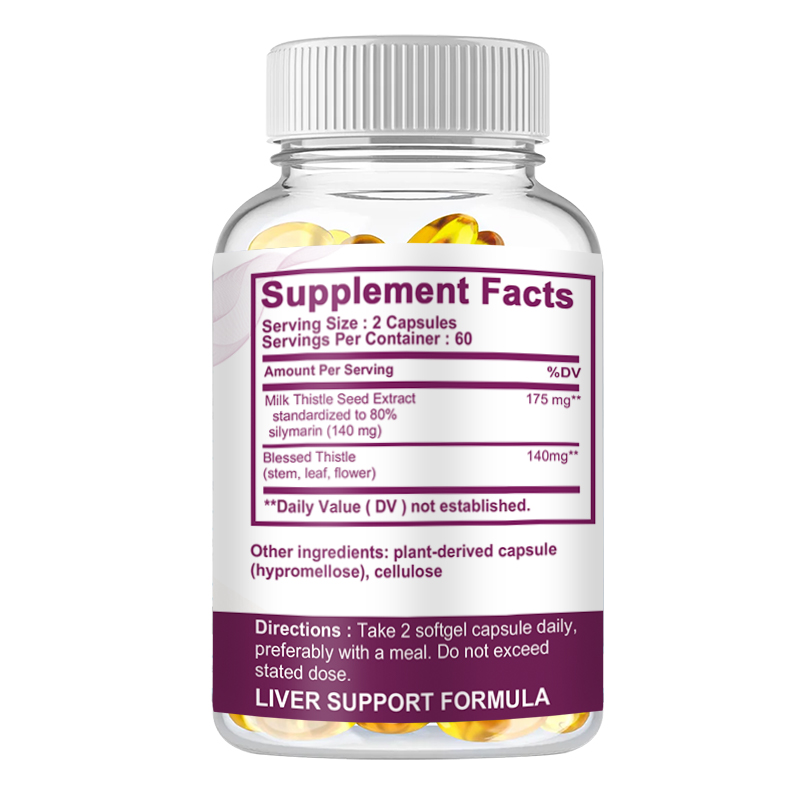 Milk Thistle Liver Capsules 31 - Milk Thistle Silymarin recension och pris