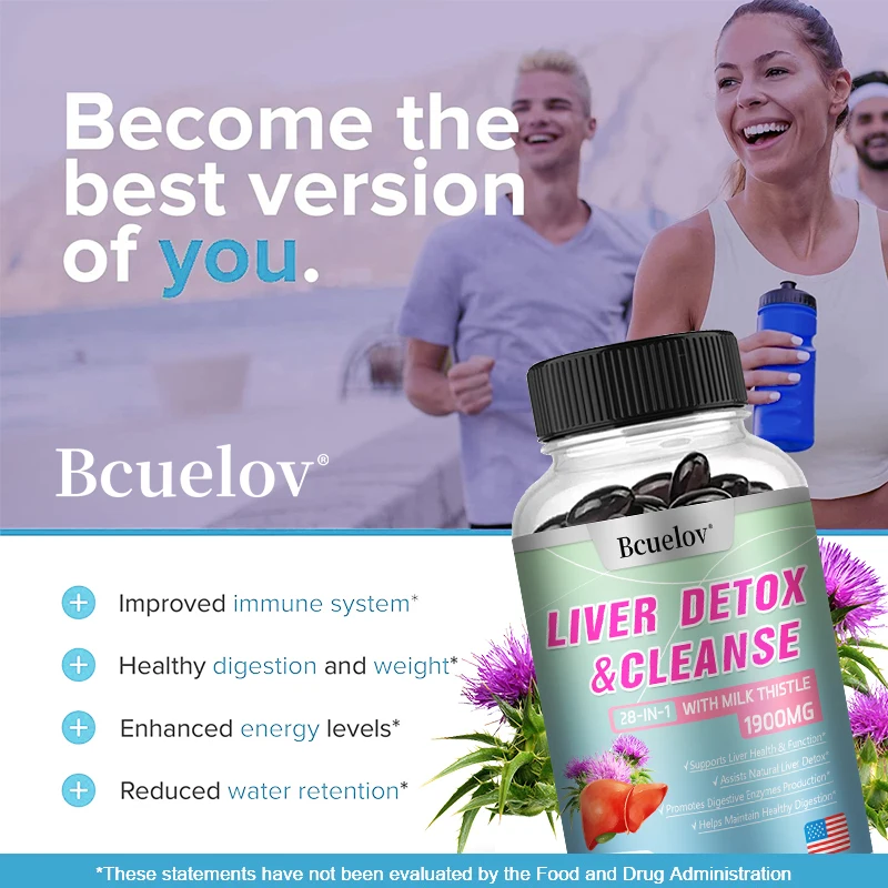 Liver Purification, Detoxifica - Milk Thistle Silymarin recension och pris